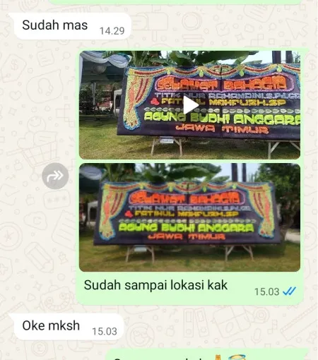 Pengiriman Papan Bunga Hardimulyo Kaligesing